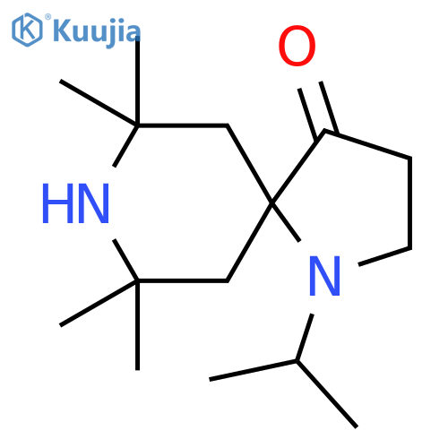 7,7,9,9-Tetramethyl-1-(propan-2-yl)-1,8-diazaspiro[4.5]decan-4-one structure