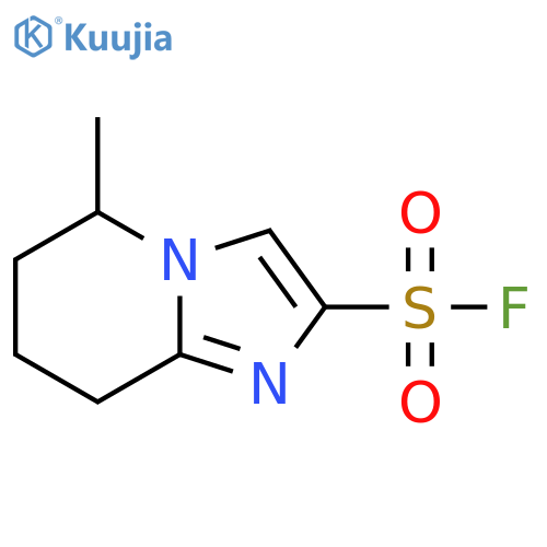 5-methyl-5H,6H,7H,8H-imidazo[1,2-a]pyridine-2-sulfonyl fluoride structure