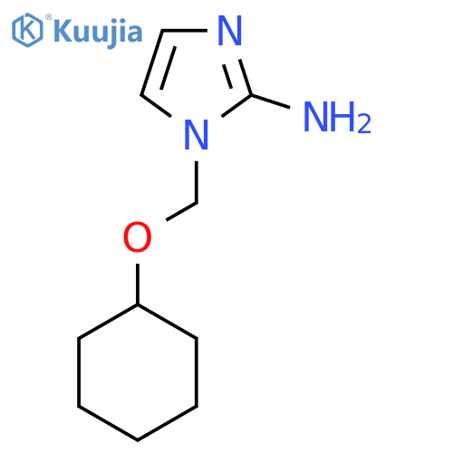 1-(cyclohexyloxy)methyl-1H-imidazol-2-amine structure