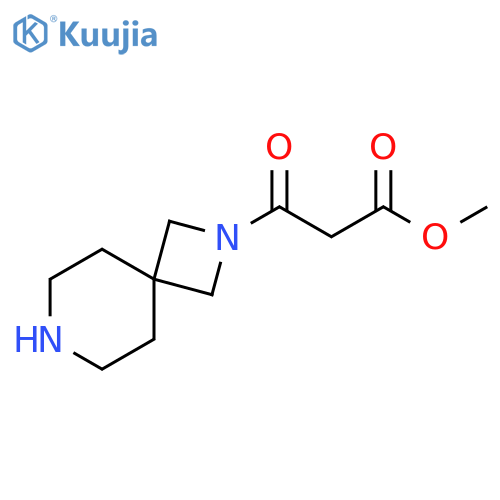 2,7-Diazaspiro[3.5]nonane-2-propanoic acid, β-oxo-, methyl ester structure