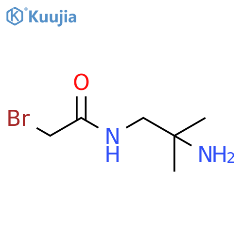 Acetamide, N-(2-amino-2-methylpropyl)-2-bromo- structure