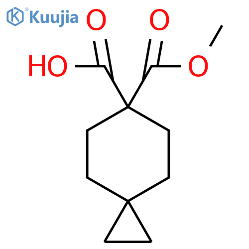 6-(methoxycarbonyl)spiro2.5octane-6-carboxylic acid structure
