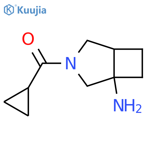 Methanone, (1-amino-3-azabicyclo[3.2.0]hept-3-yl)cyclopropyl- structure