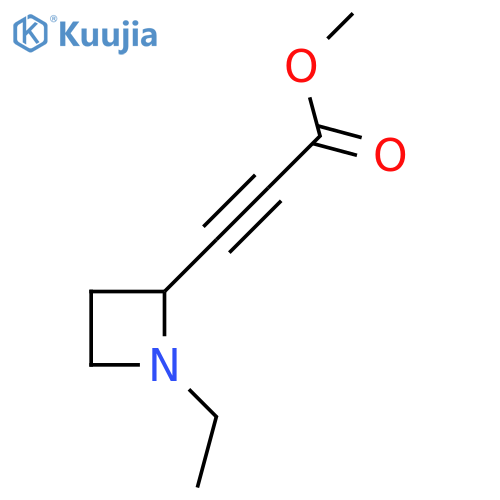 Methyl 3-(1-ethylazetidin-2-yl)prop-2-ynoate structure