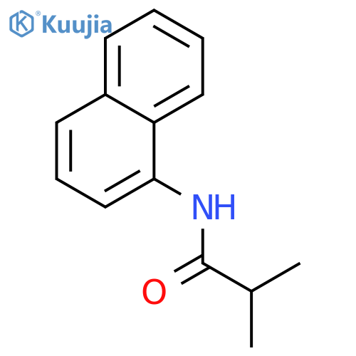 2-methyl-N-(1-naphthyl)propanamide structure