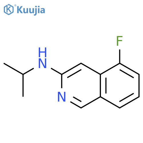3-Isoquinolinamine, 5-fluoro-N-(1-methylethyl)- structure