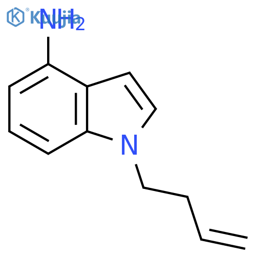 1-(but-3-en-1-yl)-1H-indol-4-amine structure