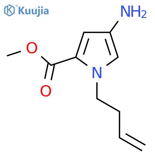 methyl 4-amino-1-(but-3-en-1-yl)-1H-pyrrole-2-carboxylate structure
