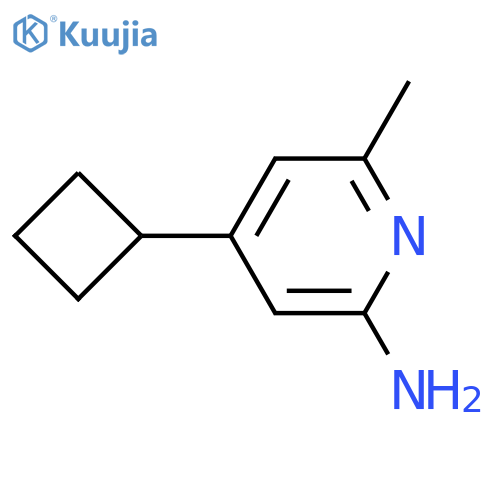4-Cyclobutyl-6-methylpyridin-2-amine structure