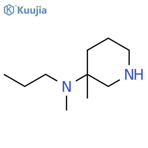 3-Piperidinamine, N,3-dimethyl-N-propyl- structure
