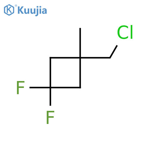 1-(Chloromethyl)-3,3-difluoro-1-methylcyclobutane structure