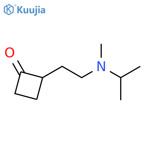 Cyclobutanone, 2-[2-[methyl(1-methylethyl)amino]ethyl]- structure