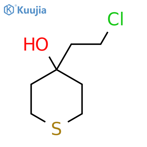 4-(2-Chloroethyl)thian-4-ol structure