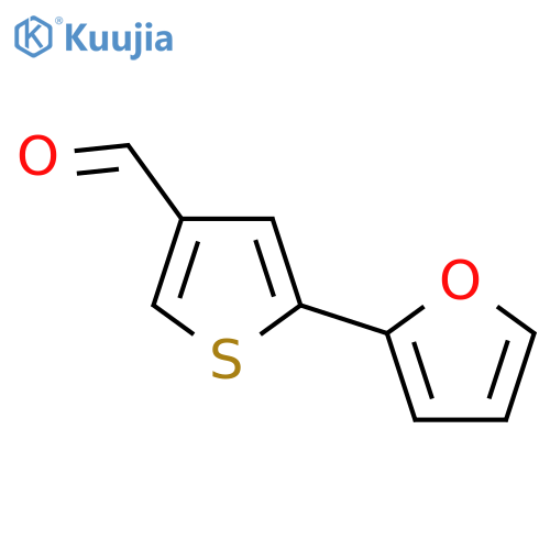 5-(Furan-2-yl)thiophene-3-carbaldehyde structure