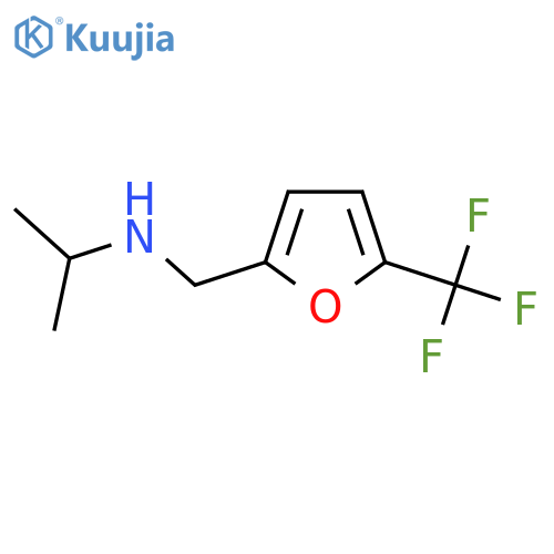 (Propan-2-yl)({[5-(trifluoromethyl)furan-2-yl]methyl})amine structure