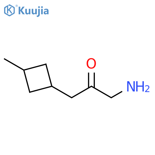 2-Propanone, 1-amino-3-(3-methylcyclobutyl)- structure