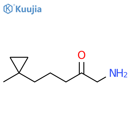 2-Pentanone, 1-amino-5-(1-methylcyclopropyl)- structure