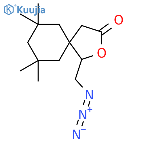 1-(Azidomethyl)-7,7,9,9-tetramethyl-2-oxaspiro[4.5]decan-3-one structure