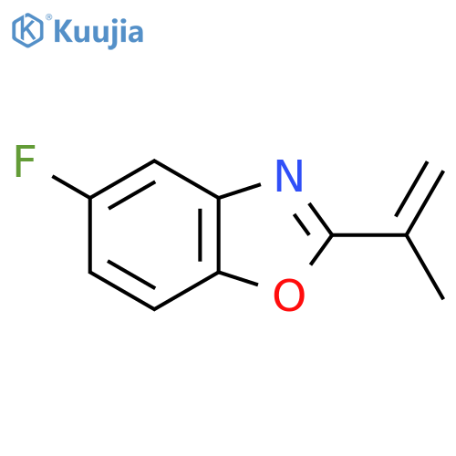 5-fluoro-2-(prop-1-en-2-yl)-1,3-benzoxazole structure