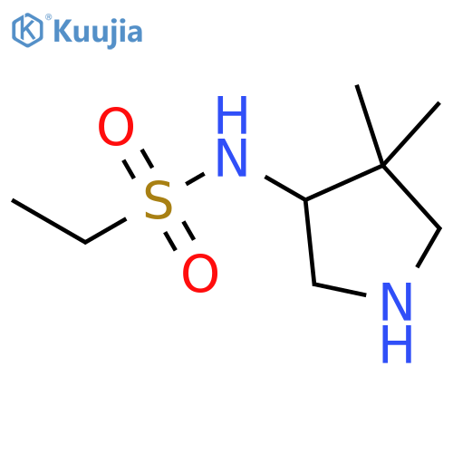 Ethanesulfonamide, N-(4,4-dimethyl-3-pyrrolidinyl)- structure