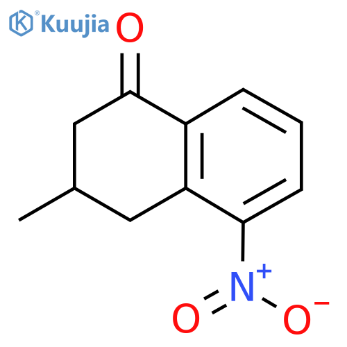 3-Methyl-5-nitro-1,2,3,4-tetrahydronaphthalen-1-one structure