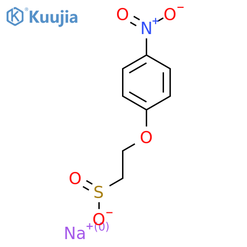 Sodium 2-(4-nitrophenoxy)ethane-1-sulfinate structure