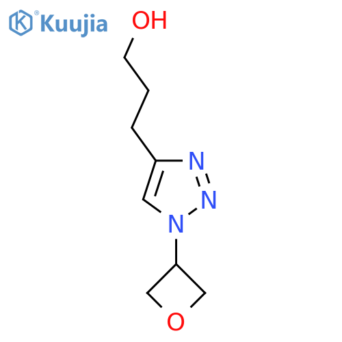 3-[1-(oxetan-3-yl)-1H-1,2,3-triazol-4-yl]propan-1-ol structure