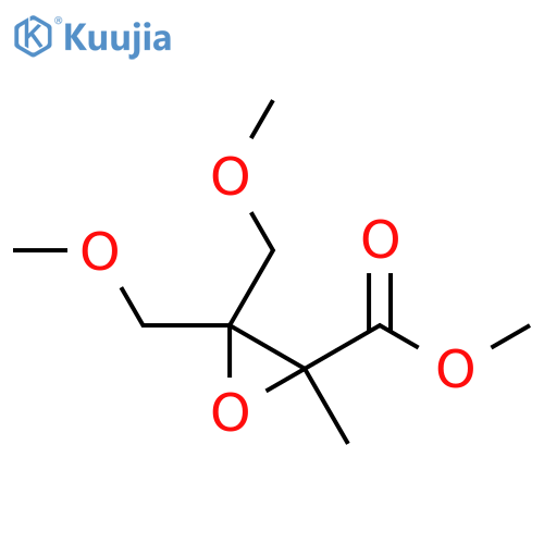 Methyl 3,3-bis(methoxymethyl)-2-methyloxirane-2-carboxylate structure