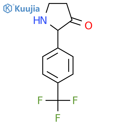 2-4-(trifluoromethyl)phenylpyrrolidin-3-one structure