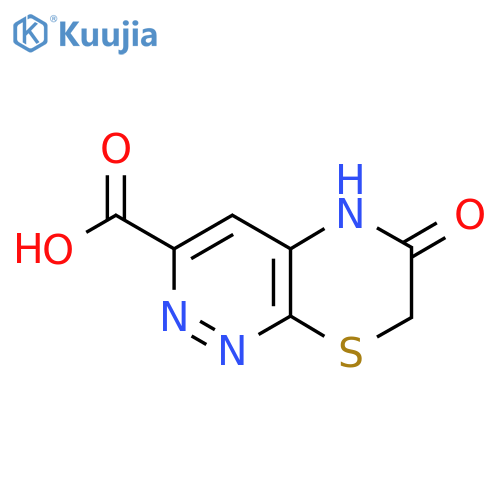 6-oxo-5H,6H,7H-pyridazino3,4-b1,4thiazine-3-carboxylic acid structure