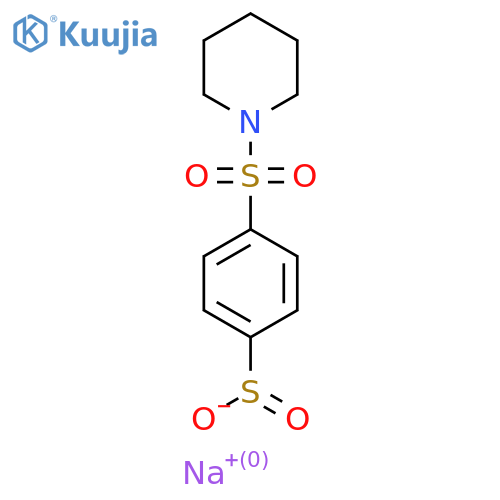 Sodium 4-(piperidine-1-sulfonyl)benzene-1-sulfinate structure