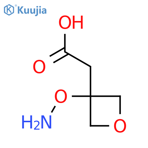 2-[3-(Aminooxy)oxetan-3-yl]acetic acid structure