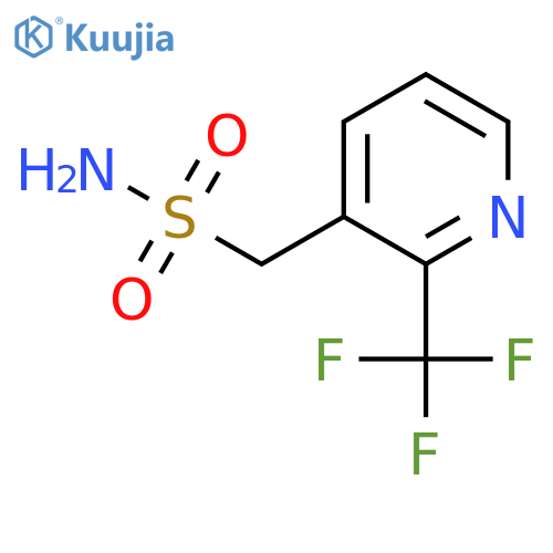 2-(trifluoromethyl)pyridin-3-ylmethanesulfonamide structure