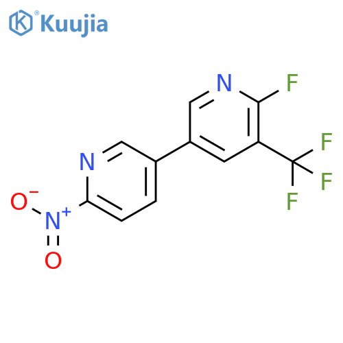 3,3'-Bipyridine, 6-fluoro-6'-nitro-5-(trifluoromethyl)- structure