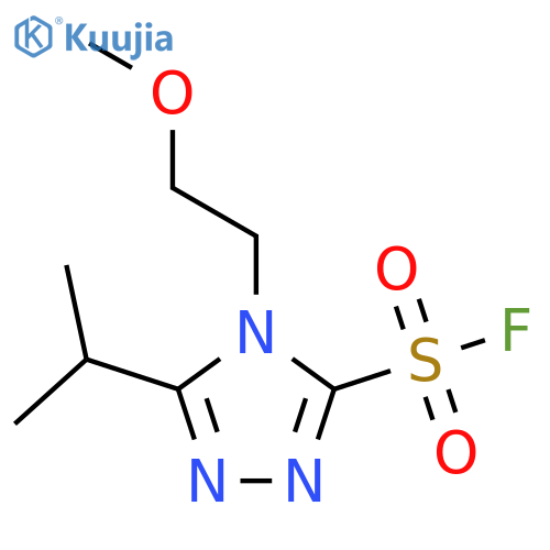 4-(2-methoxyethyl)-5-(propan-2-yl)-4H-1,2,4-triazole-3-sulfonyl fluoride structure