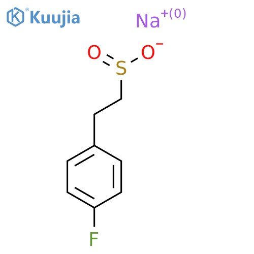 Sodium;2-(4-fluorophenyl)ethanesulfinate structure