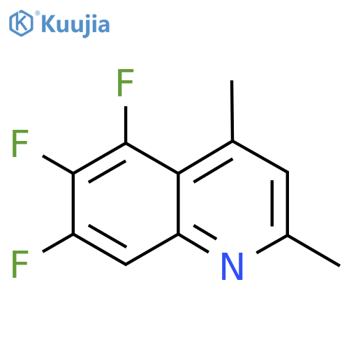 5,6,7-Trifluoro-2,4-dimethylquinoline structure