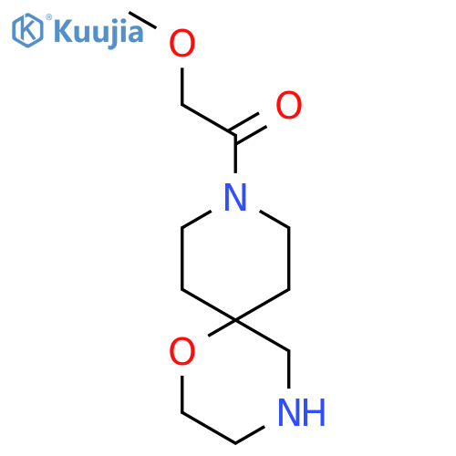 2-Methoxy-1-{1-oxa-4,9-diazaspiro[5.5]undecan-9-yl}ethan-1-one structure