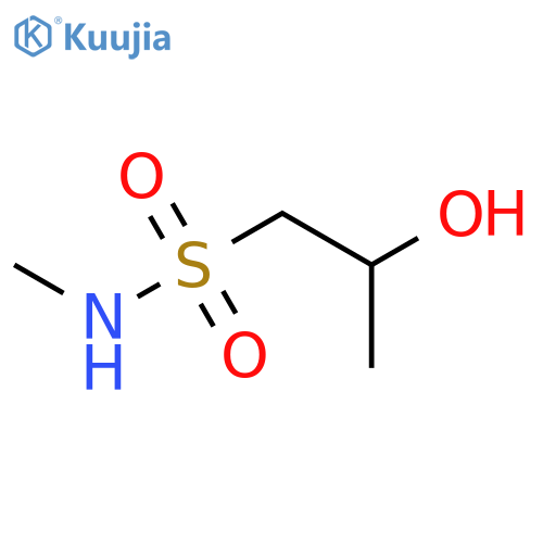 2-hydroxy-N-methylpropane-1-sulfonamide structure