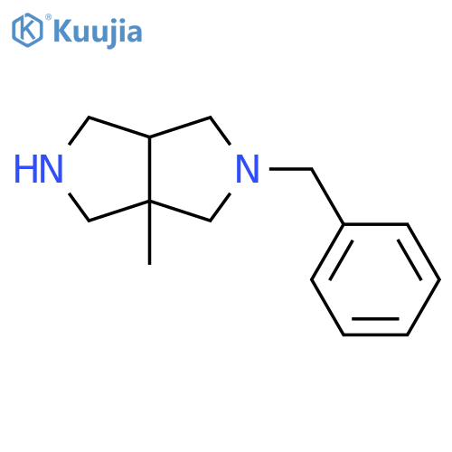 2-benzyl-3a-methyl-octahydropyrrolo3,4-cpyrrole structure