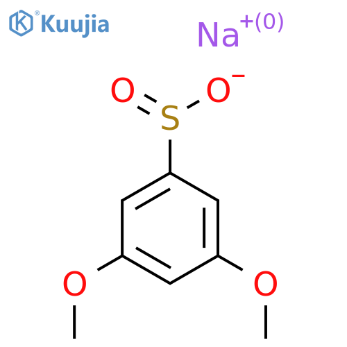 Sodium 3,5-dimethoxybenzene-1-sulfinate structure