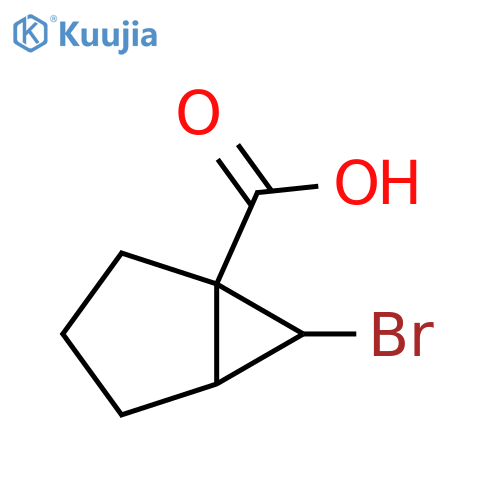 6-bromobicyclo3.1.0hexane-1-carboxylic acid structure
