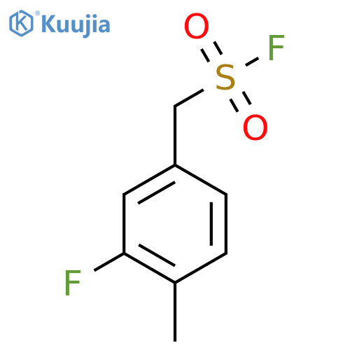 (3-Fluoro-4-methylphenyl)methanesulfonyl fluoride structure
