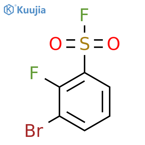 3-Bromo-2-fluorobenzene-1-sulfonyl fluoride structure