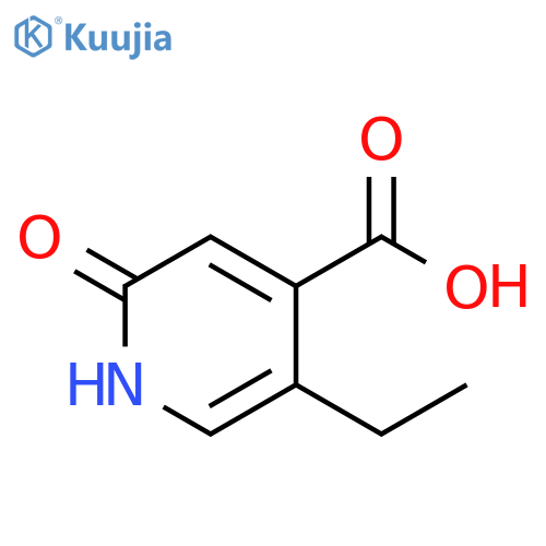 4-Pyridinecarboxylic acid, 5-ethyl-1,2-dihydro-2-oxo- structure