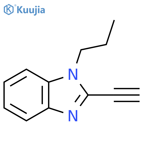 2-ethynyl-1-propyl-1H-1,3-benzodiazole structure
