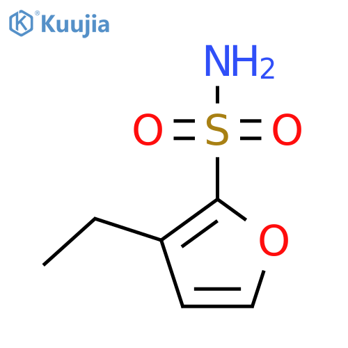 3-Ethylfuran-2-sulfonamide structure
