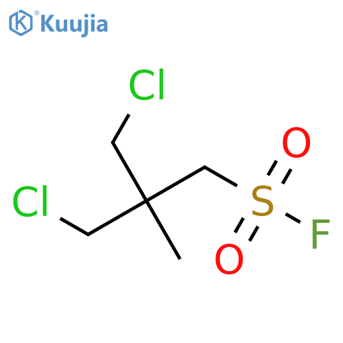 3-Chloro-2-(chloromethyl)-2-methylpropane-1-sulfonyl fluoride structure
