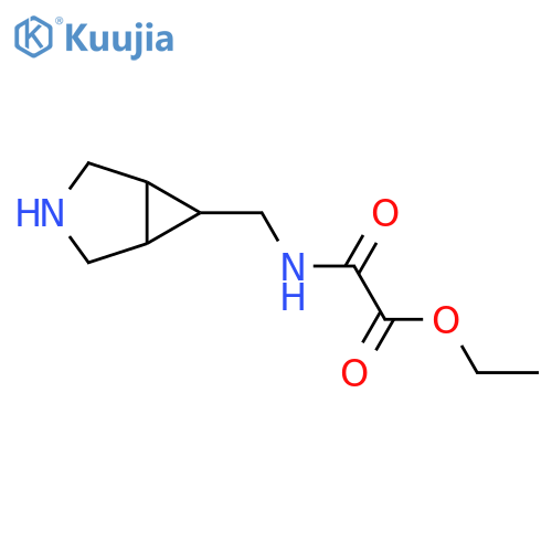 Ethyl [({3-azabicyclo[3.1.0]hexan-6-yl}methyl)carbamoyl]formate structure