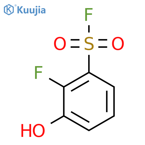 2-Fluoro-3-hydroxybenzene-1-sulfonyl fluoride structure